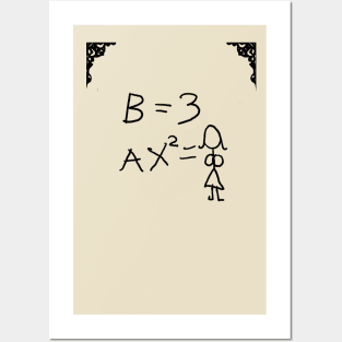 if b=3 what is ax sqaured? Posters and Art